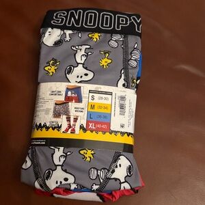 Peanuts Red and Blue Boxer Briefs Set with Socks